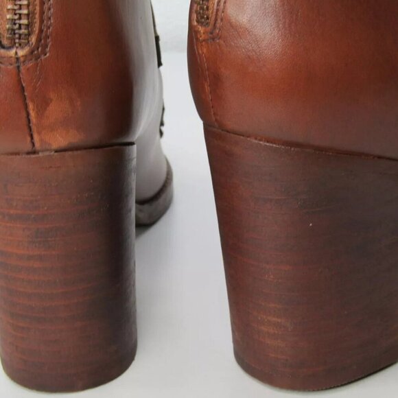 NEW VINTAGE FOUNDRY Womens Lauralyn Block Heel Sandal Strappy  Leather Size 9 - Picture 6 of 8